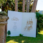Décoration d'entrée de mariage à l'hôtel San Román