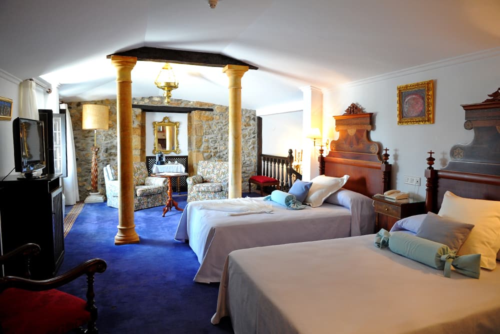 Habitación Doble Premier en Hotel San Román de Escalante en Cantabria