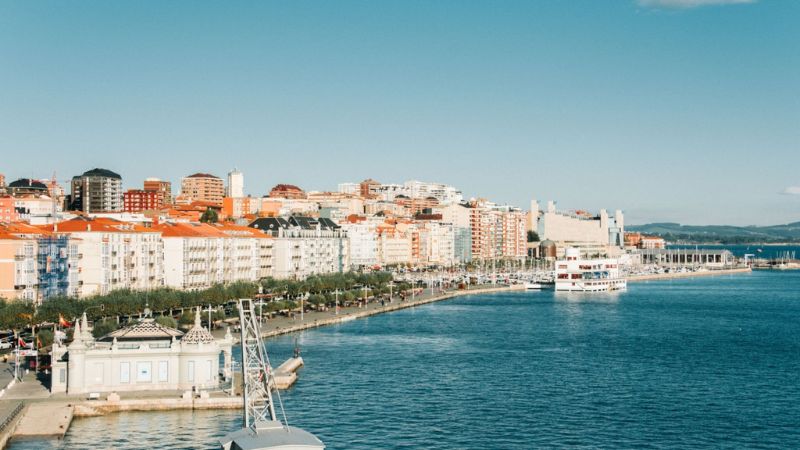 Vistas de Santander y el mar