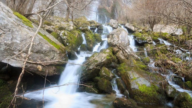 Nacimiento del río Asón en Cantabria